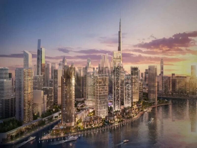 Property for Sale in  - Peninsula Three, Peninsula, Business Bay, Dubai - Burj Khalifa and Canal View | High Floor | Luxury