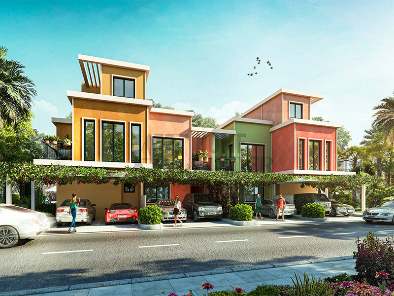 Portofino townhouses and villas for sale in Dubai |  Portofino Luxury Villas DAMAC