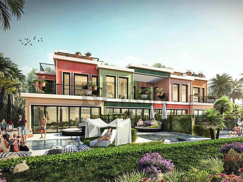 Portofino townhouses and villas for sale in Dubai |  Portofino Luxury Villas DAMAC