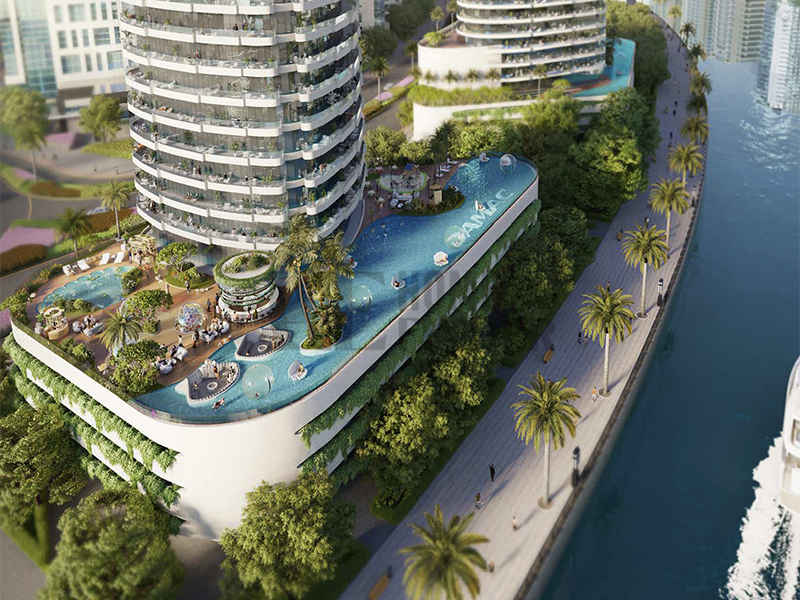 Property for Sale in  - Canal Heights, Business Bay, Dubai - Burj Khalifa View | Skyline View | Modern Finishing