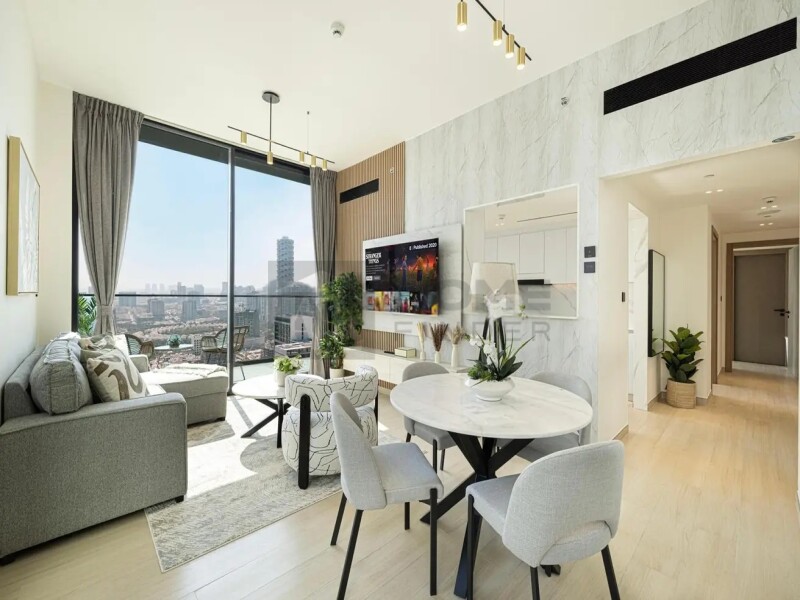 Apartment for Sale in Binghatti Corner - Jumeirah Village Circle, Dubai - Penthouse | Extra Parking | Furnished at 3140000 AED