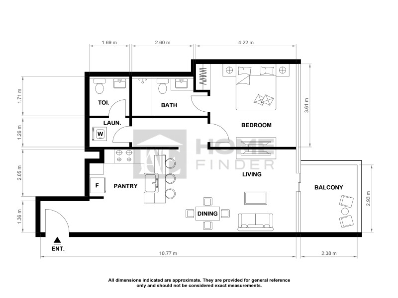 Apartment for Sale in Beverly Residence 1 - Jumeirah Village Circle, Dubai - Upgraded Interior | Rented | High ROI at 1140000 AED