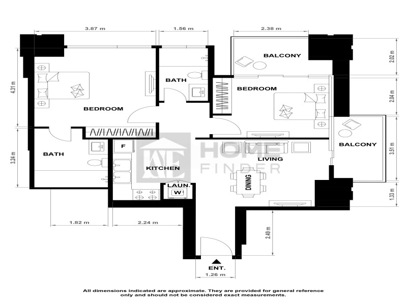 Apartment for Sale in Peninsula Two - Business Bay, Dubai - Investor Deal | Best Layout | Waterfront Living at 2380000 AED