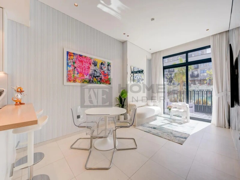Apartment for Sale in Beverly Residence 1 - Jumeirah Village Circle, Dubai - Pool View | Bright Unit | Fully Furnished at 3789999 AED