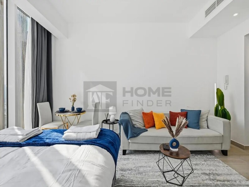 Apartment for Sale in Bloom Tower B - Jumeirah Village Circle, Dubai - Biggest Layout || High Floor || Furnished at 47999 AED