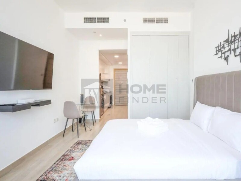 Apartment for Rent in Bloom Tower B - Jumeirah Village Circle, Dubai - Fully furnished | Multiple cheques | high floor at 50000 AED
