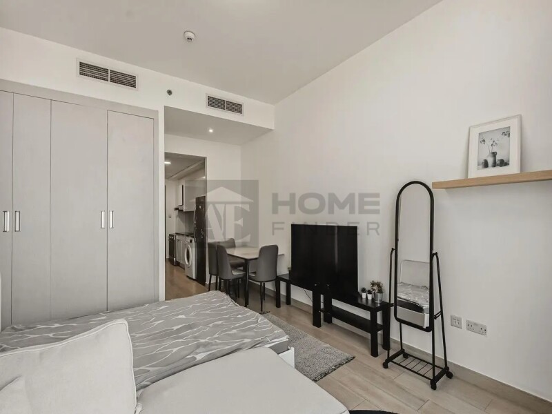 Apartment for Rent in Bloom Tower B - Jumeirah Village Circle, Dubai - Marina View | Middle Floor | Furnished | Exclusive at 42000 AED