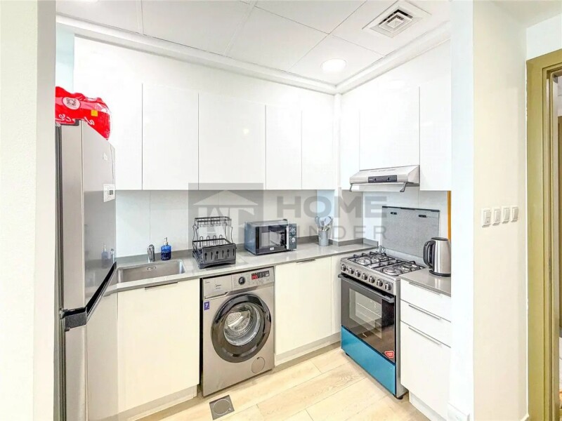 Apartment for Rent in Bloom Tower B - Jumeirah Village Circle, Dubai - Fully Furnished | 12 cheques | Balcony | Pool View at 85000 AED