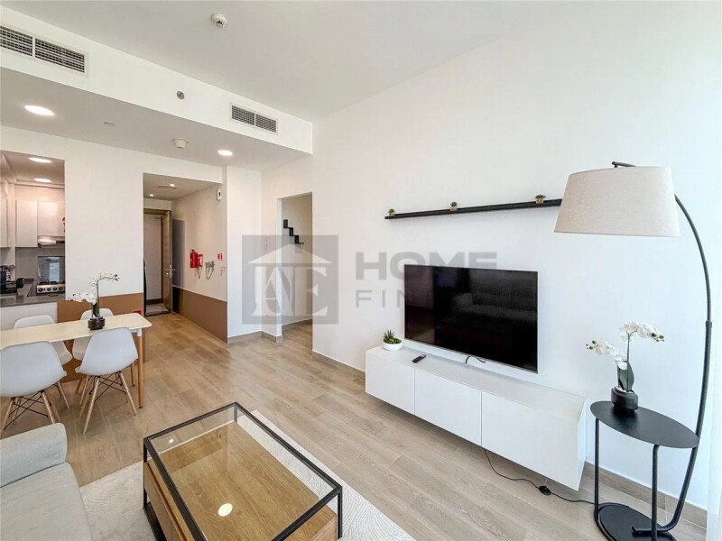Apartment for Rent in Bloom Tower B - Jumeirah Village Circle, Dubai - Fully Furnished | 12 Cheques | Balcony | Pool View at 80000 AED