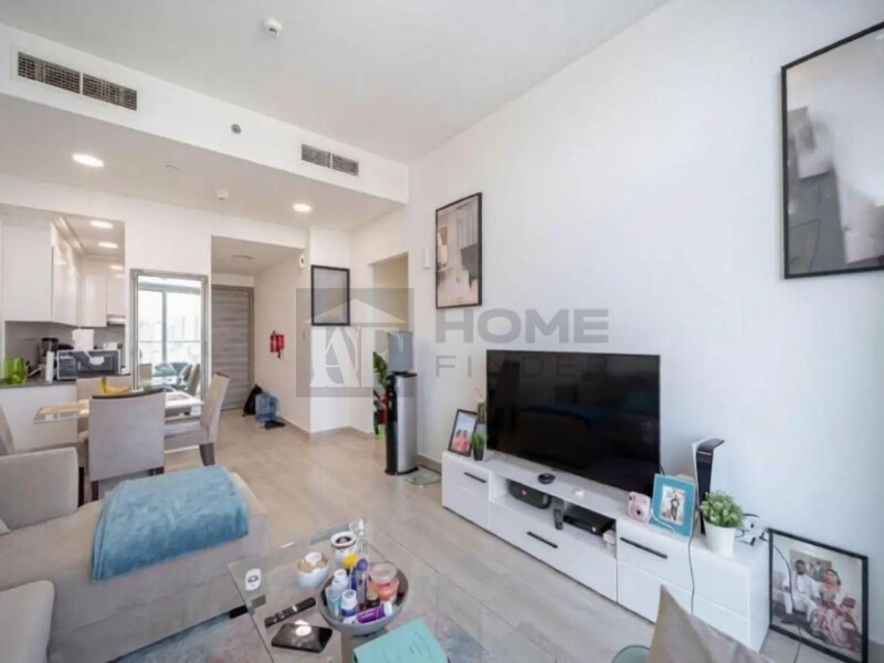 Apartment for Rent in Bloom Tower B - Jumeirah Village Circle, Dubai - Fully Furnished | Community View | Vacant at 74000 AED