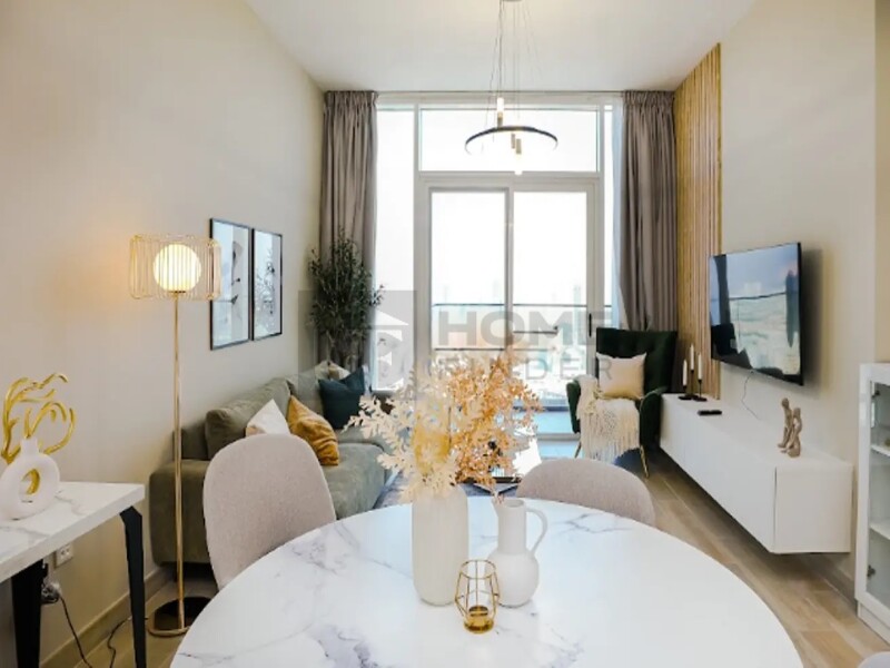 Apartment for Rent in Bloom Tower B - Jumeirah Village Circle, Dubai - STUNNING VIEW | HIGH FLOOR | FURNISHED at 79000 AED