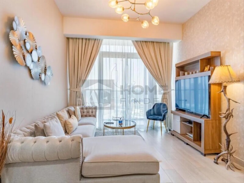 Apartment for Rent in Bloom Tower B - Jumeirah Village Circle, Dubai - Fully Furnished | 4 Cheques | Open Community View at 75000 AED