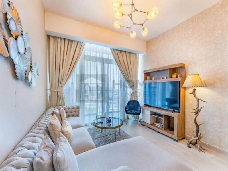 Apartment for Rent in Bloom Tower B - Jumeirah Village Circle, Dubai - Fully Furnished | 4 Cheques | Open Community View at 75000 AED