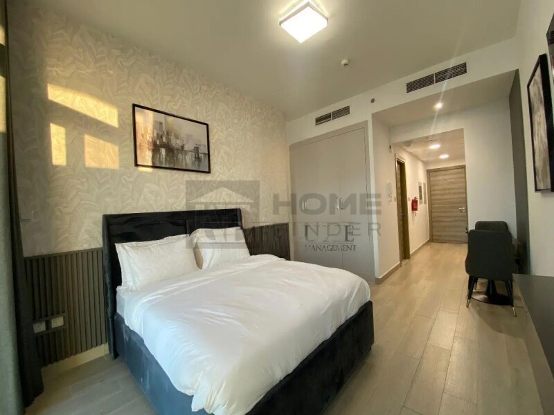 Apartment for Rent in Bloom Tower C - Jumeirah Village Circle, Dubai - Burj Al Arab View | Elegant Studio | High Quality at 46000 AED