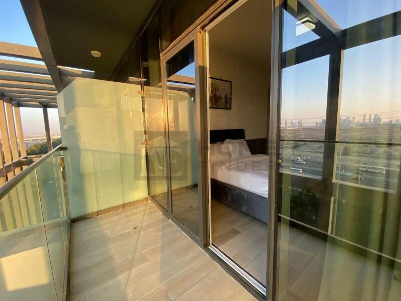 Apartment for Rent in Bloom Tower C - Jumeirah Village Circle, Dubai - Burj Al Arab View | Elegant Studio | High Quality at 46000 AED