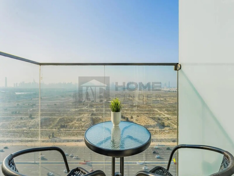 Apartment for Rent in Bloom Tower C - Jumeirah Village Circle, Dubai - Fully Furnished | Marina View | Vacant Now at 49999 AED