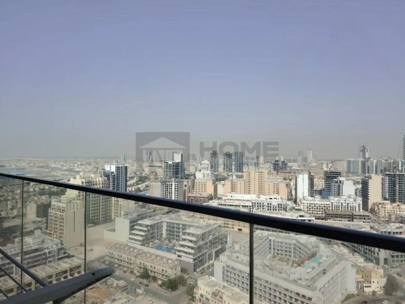 Apartment for Rent in Bloom Tower C - Jumeirah Village Circle, Dubai - Pool View | High Floor |Furnished | Flexible Terms at 85000 AED