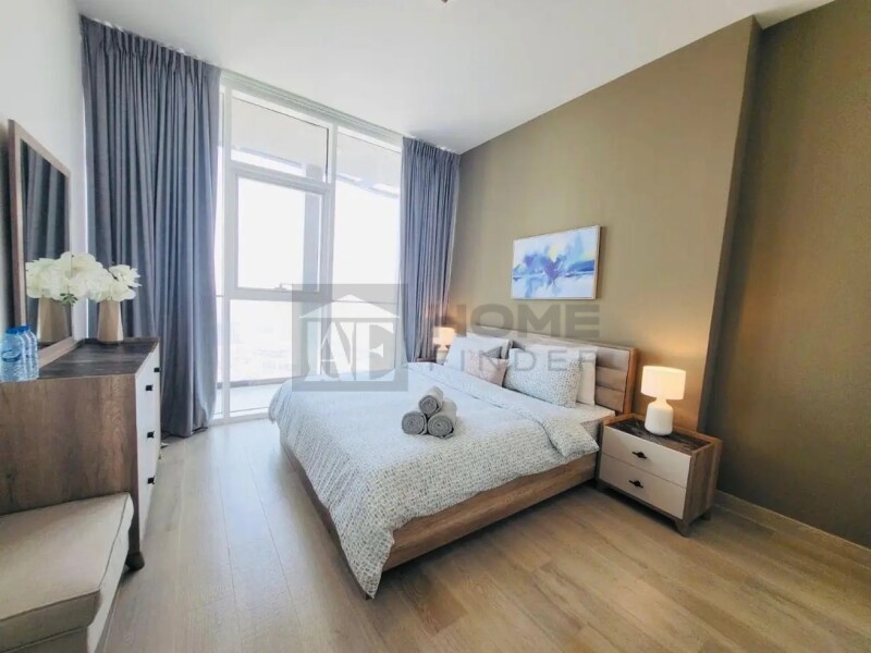Apartment for Rent in Bloom Tower C - Jumeirah Village Circle, Dubai - Furnished | Prime Location | High Floor at 70000 AED