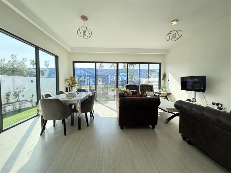 Townhouse for Rent in Damac Lagoons - Santorini 1, Dubai - Luxury Corner 5BR + Maid Villa | Private Garden at 230000 AED