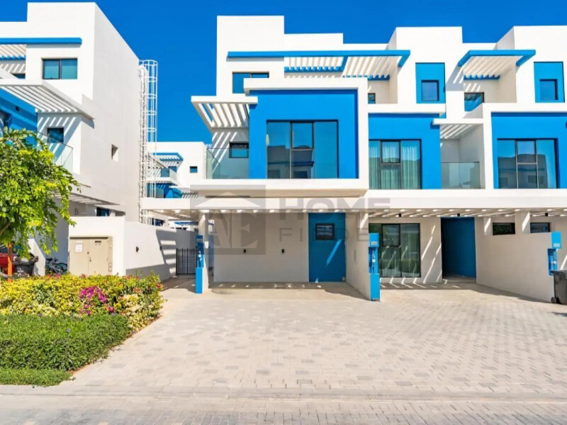 Townhouse for Rent in Damac Lagoons - Santorini 1, Dubai - Exclusive | Middle Unit | Landscaped | Private Pool at 220000 AED
