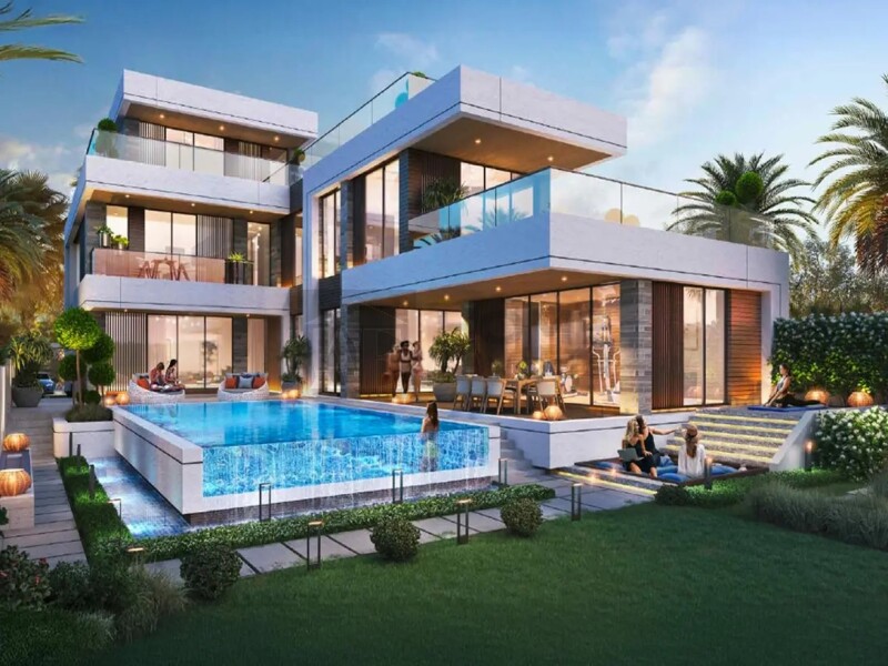 Villa for Sale in Damac Lagoons - Venice, Dubai - Direct Access to Beach | Stand Alone | LV55E at 18000000 AED