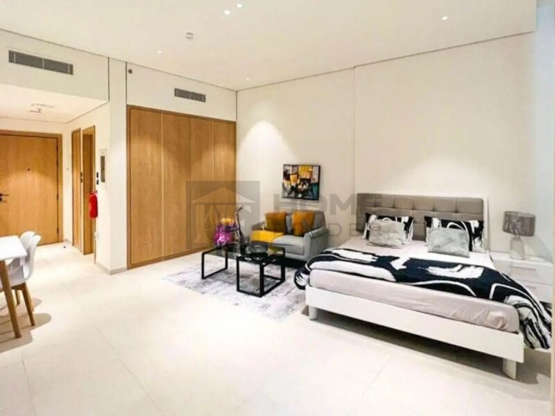 Apartment for Sale in Beverly Residence 1 - Jumeirah Village Circle, Dubai - Furnished Unit | Rented at 66K | Investor Deal at 700000 AED