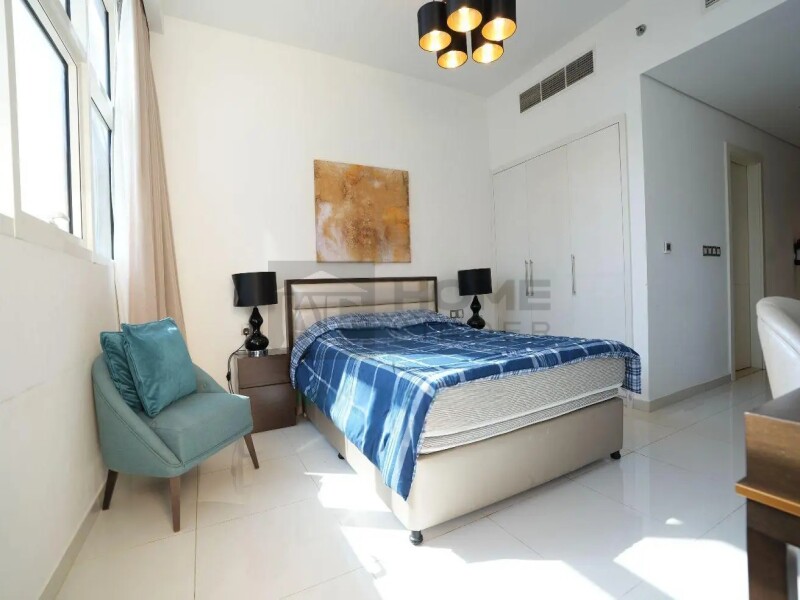 Apartment for Sale in Ghalia Tower - Jumeirah Village Circle, Dubai - Sophisticated Unit | Fully Furnished | Vacant at 665000 AED