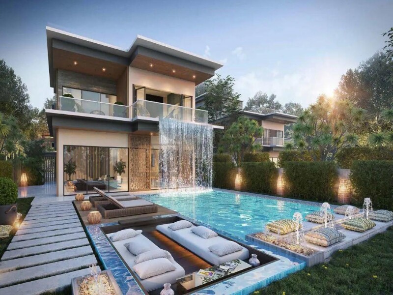 Townhouse for Rent in Portofino's - Damac Lagoons, Dubai - Vacant | Near To Ameneties | Brand New at 140000 AED