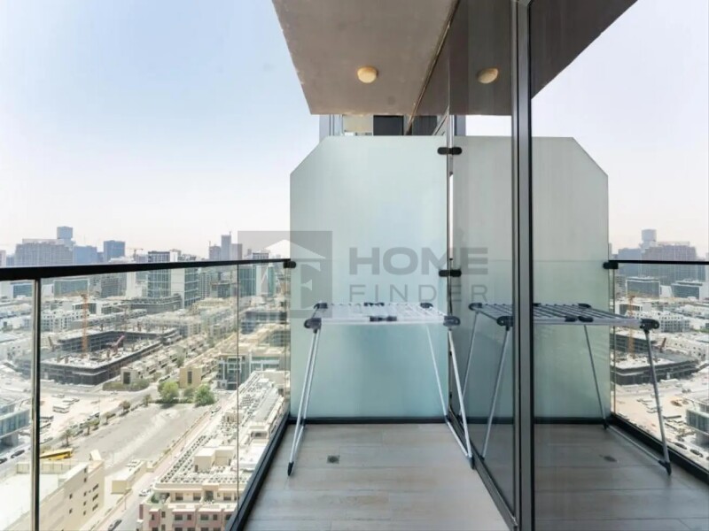Apartment for Rent in Bloom Tower B - Jumeirah Village Circle, Dubai - Fully Furnished | 4 Cheques | Open Community View at 75000 AED