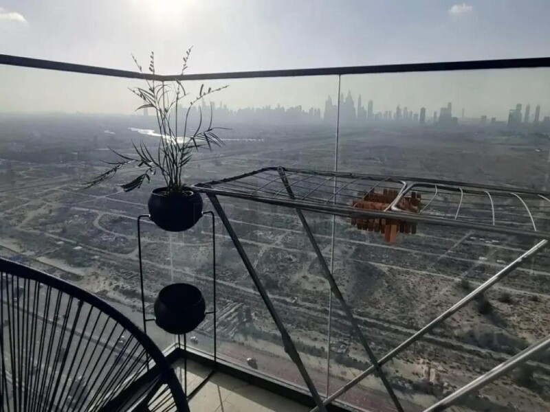 Apartment for Rent in Bloom Tower C - Jumeirah Village Circle, Dubai - Cozy and Chic | Bright Interiors | High Floor at 55000 AED