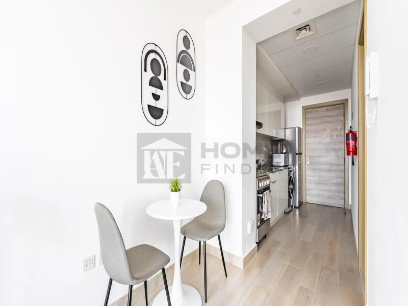 Apartment for Rent in Bloom Tower C - Jumeirah Village Circle, Dubai - Fully Furnished | Marina View | Vacant Now at 49999 AED