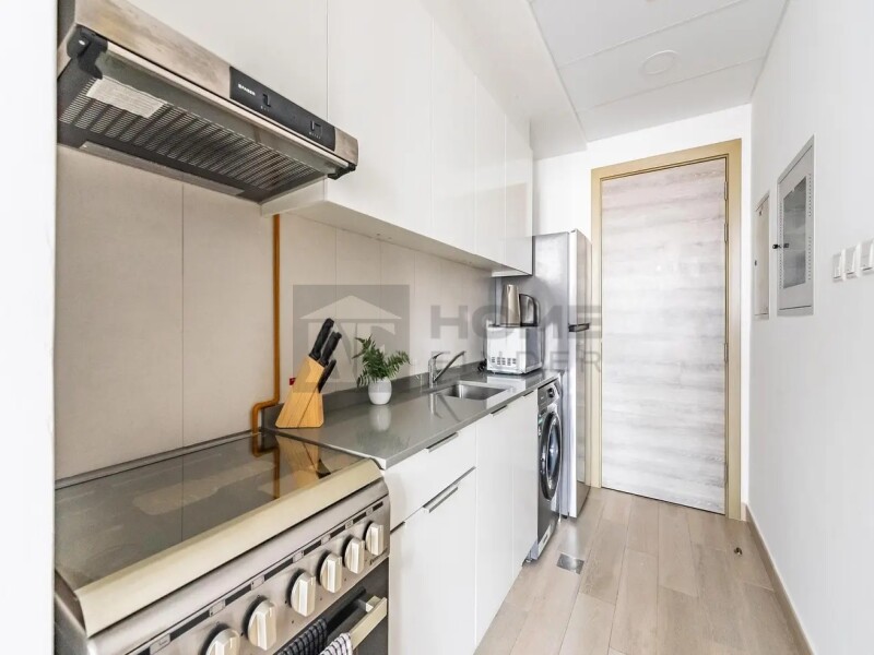Apartment for Rent in Bloom Tower C - Jumeirah Village Circle, Dubai - Fully Furnished | Marina View | Vacant Now at 49999 AED