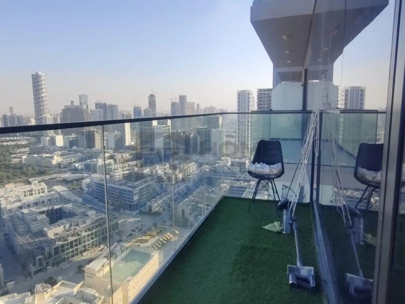 Apartment for Rent in Bloom Tower C - Jumeirah Village Circle, Dubai - Stunning 1BR Home | Bright Interiors |Skyline View at 80000 AED