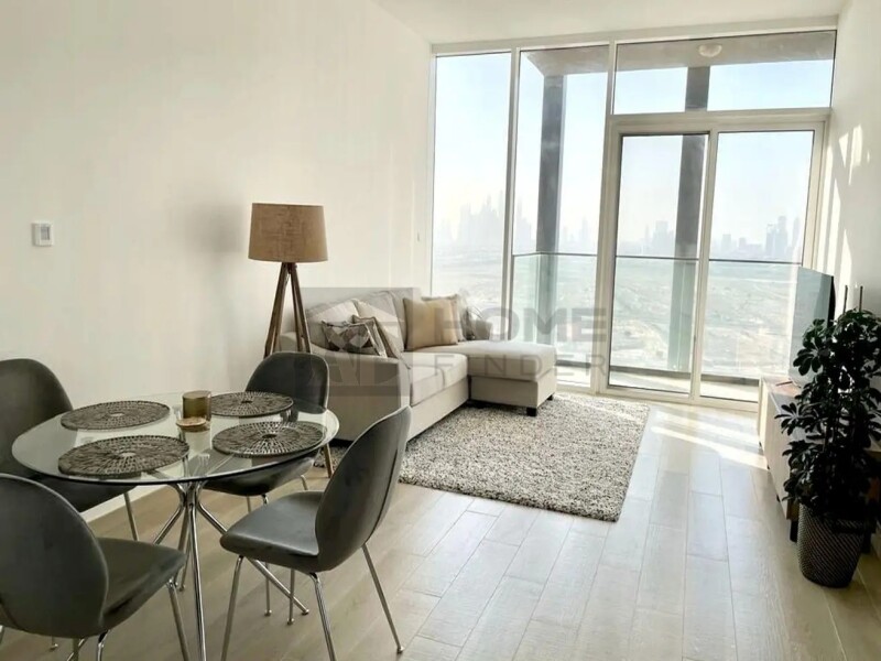 Apartment for Rent in Bloom Tower C - Jumeirah Village Circle, Dubai - High Floor | Skyline View | Fully Furnished at 83000 AED