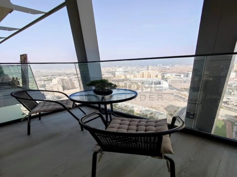 Apartment for Rent in Bloom Tower C - Jumeirah Village Circle, Dubai - Furnished | Prime Location | High Floor at 70000 AED