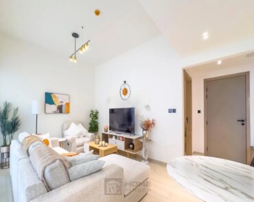 Apartment for Sale in Binghatti Corner - Jumeirah Village Circle, Dubai - Corner Apt | Pool View | Spacious | Furnished at 1440000 AED