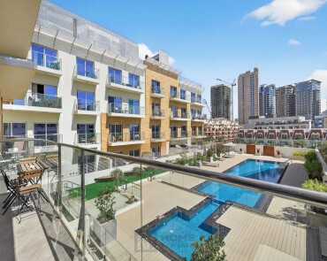 Apartment for Sale in Oxford Residence 1 - Jumeirah Village Circle, Dubai - High ROI | Prime Location | Amazing Pool View at 9900000 AED